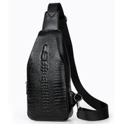 🔥 Sac à Bandoulière Homme – Style Alligator en cuir, Nouvelle collection